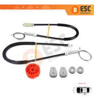 Citroen C3 Pluriel MK1 Cabrio Convertible 2003-2010 İçin Elektrikli Arka Sol Cam Kriko Tamir Seti
