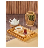 Cooker CKR3465-B Büyük Bambu Tepsi 40x30cm 1 Adet