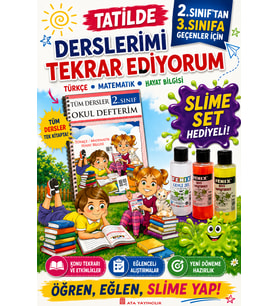 2.Sınıftan 3.Sınıfa Geçenler İçin Tatilde Derslerimi Tekrar Ediyorum (Slime Set Hediyeli)