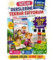 2.Sınıftan 3.Sınıfa Geçenler İçin Tatilde Derslerimi Tekrar Ediyorum (Slime Set Hediyeli)