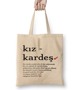 Kime Ne Yaptıysam Hakettiğindendir Bak Kendimede Kahve Yaptım Bez Çanta Uzun Saplı