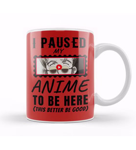 sarcasm funny anime and manga otaku lover gift Kupa Bardak Porselen