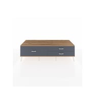 Kronos TV Ünitesi 3 Çekmeceli  176x59x51 Antrasit-Çam/Antrasit