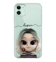 Apple Esra Tasarımlı Şeffaf Telefon Kılıfı