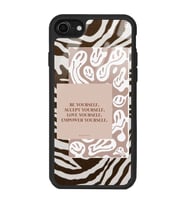 iPhone 8 Emoji Zebra Tasarımlı Glossy Telefon Kılıfı