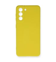 Samsung Galaxy S21 FE Kılıf Nano içi Kadife Silikon - Sarı