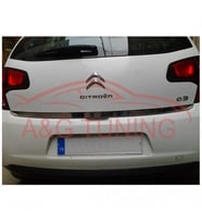 CITROEN C3 Krom Bagaj Alt Çıta Formlu 2010-2015 Paslanmaz Çelik