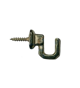 Vidalı Kanca, Askı Küçük - 15x18mm, Sarı - 1 Adet