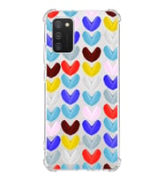 PrintiFy Samsung Galaxy A02s Uyumlu Water Color 1 Baskılı Şeffaf Köşe Korumalı Antişok Kılıf