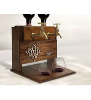 BK Gift Kişiye Özel Kabartma İsimli Çift Musluklu Doğal Ahşap Vodka Standı, İçki Standı, Doğum Günü Hediyesi, Ev Hediyesi-16