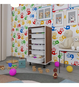 Kenzlife sepetli mutfak dolabı ruberu cvz 086x45x30 banyo oyuncak çamaşır beyaz 6 lı sepet (Karışık)
