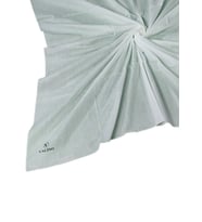 Valino Organik Pamuk Düz Renk Eşarp 100x100 cm - Doğal ve Nefes Alabilen Kumaş (Beyaz)