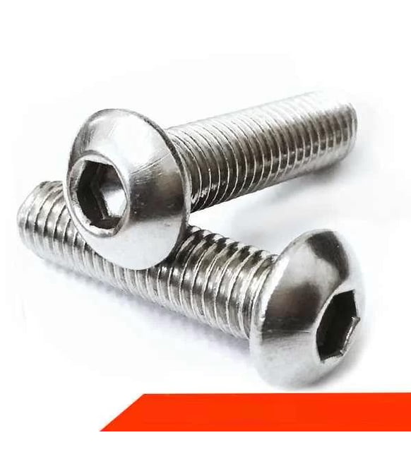 M3 x 25mm M3x25 Paslanmaz Çelik inox Bombe Başlı imbus Alyan Vida Civata
