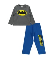Batman Erkek Çocuk Pijama Takımı 3-9 Yaş Gri