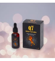 Gold Q7 Erkeklere Özel Geliştirilmiş Istek Artirici Sertleşme ve Performans Arttırıcı Damla 30 ML