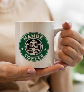 BK Gift Kişiye Özel İsimli Coffe Tasarımlı Beyaz Kupa Bardak-1, Babaya Hediye, Arkadaşa Hediye