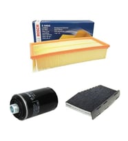 Bosch Filtre Bakım Seti Audi A3 1.8 TFSI 2004-2012 Hava + Yağ f. + Polen Filtre Sardes