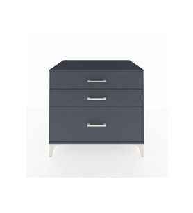 Kronos Şifonyer 3 Çekmeceli 88x59x80 Antrasit-Antrasit