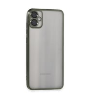 Samsung Galaxy A05 Kılıf Kamera Korumalı Lensli Silikon - Yeşil