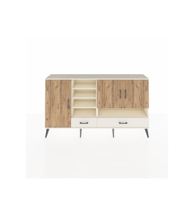 Arges Konsol 8 Raflı 2 Çekmeceli 3 Kapaklı 176x30x99 Aytaşı-Çam/Aytaşı