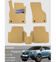 PEUGEOT 5008 (2009-2016) Uyumlu EVA Paspas Tam Set–Araca Özel,Oto Paspas