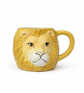 Aslan Kafası Tasarımlı Mug Kupa 390 ml