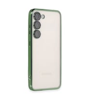 Samsung Galaxy S24 Kılıf Razer Lensli Silikon - Yeşil