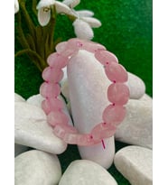 PEMBE KUVARS DOĞALTAŞ ROLEX BİLEKLİK QUARTZ NATUREL STONE