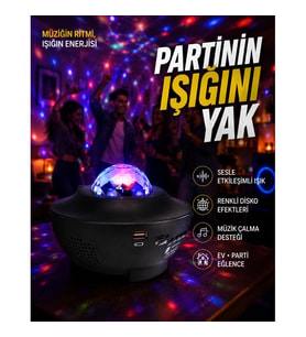 Mey İthalat® 10 Renkli Kombinasyon + Breathing Light + 2 Saat Zamanlayıcılı Star Lamba