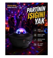 Mey İthalat® 10 Renkli Kombinasyon + Breathing Light + 2 Saat Zamanlayıcılı Star Lamba