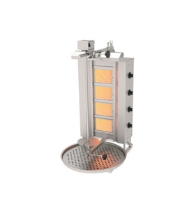 Atalay ADG-4U Döner Makineleri Gazlı Üstten Motorlu - 4 Radyanlı - 230 V