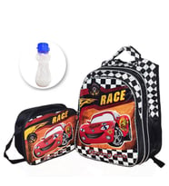 Race Car Sırt Çantası + Beslenme +  Suluk - Cars İlkokul Çantası - Erkek Çocuk Çantası Okul Çantası (Karışık)