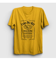 Presmono Unisex Sarı Paradise Lana Del Rey T-Shirt 156443tt (Sarı)