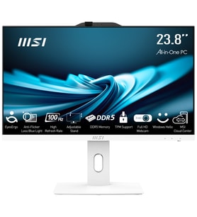 MSI AIO 23.8 CORE i5 14400-16GB DDR5 RAM-512GB NVME-FDOS BEYAZ / PRO AP242P 14M-1201EU