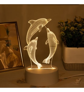 Yunus Şeklinde USB li Gece Lambası