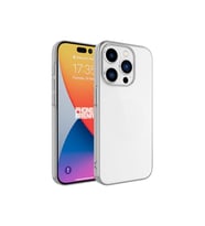 Apple iPhone 15 Pro Uyumlu Kılıf Sert PC Renkli Çerçeveli Zore Riksos Kapak (Koyu Gri)