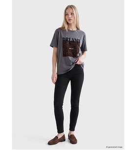 LCW Jeans Siyah Jüpiter Süper Skinny Fit Kadın Jean Pantolon