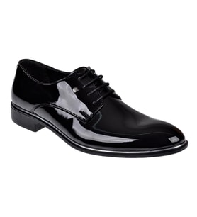 Pullman Bağcıklı Klasik Erkek Ayakkabı KMP-570 SİYAH RUGAN