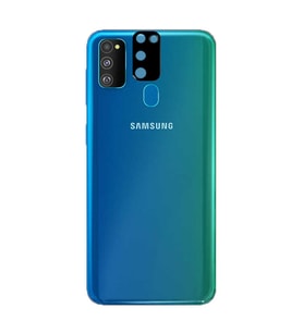 Samsung Galaxy M30S Uyumlu Zore 3D Kamera Camı (Siyah)