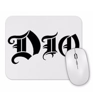 Dio Logo  Rainbow Black Sabbath iron Maiden Saxon Wasp Scorpions Accept Mouse Pad