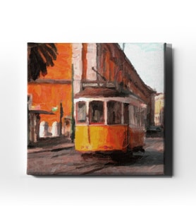 Eski Taksim Yağlı Boya Kanvas Tablo YBK106