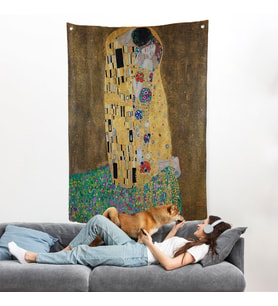 Gustav Klimt'in Öpücüğü Duvar Örtüsü - The Kiss by Gustav Klimt-7432