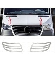 Mercedes Sprinter W907 Krom Ön Kaput Havalandırma 2018 Üzeri P.Çelik