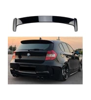 bmw e87 plastik parlak siyah boyal spoiler-spoyler