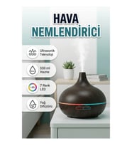 BN01 550ML Uçucu Yağ Difüzörlü LED Işıklı Hava Nemlendirici
