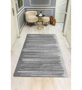 Modern Desenli Dijital Baskı Kaymaz Taban Halı H1130
