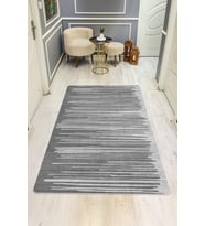 Modern Desenli Dijital Baskı Kaymaz Taban Halı H1130