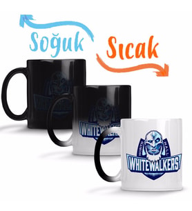 Game Of Thrones North Wall Whitewalkers Sihirli Kupa Bardak Porselen