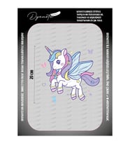 Unicorn Boynuzlu At Iron Press Tekstil Ütü İle Yapışabilen Transfer Baskı Kağıdı DTF BASKI (Karışık)