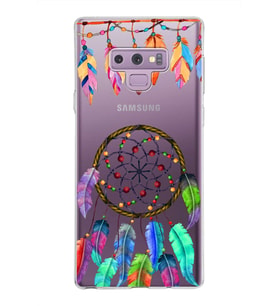 PrintiFy Samsung Galaxy Note 9 ile Uyumlu 1mm Slim Fit Nazar Boncuğu 6 Baskılı Şeffaf  Kılıf